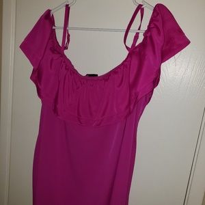 Off the shoulder ruffle top